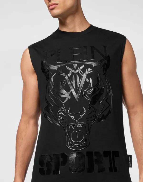 sleeveless_tshirt_round_n_4-5.webp Philipp Plein Sleeveless T-shirt Round Neck SS Tiger black Clearance