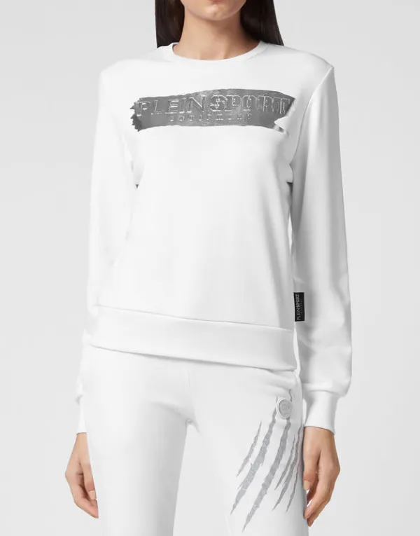 Philipp Plein Sweatshirt LS white Clearance