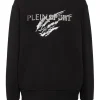 Philipp Plein Sweatshirt LS Scratch black/silver Online