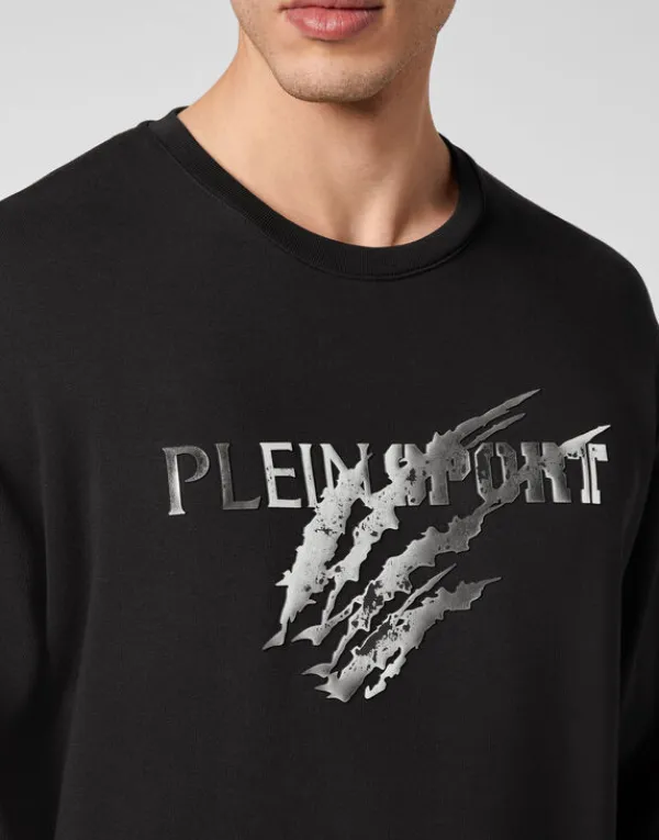 sweatshirt_ls_scratch_4.webp Philipp Plein Sweatshirt LS Scratch black/silver Online