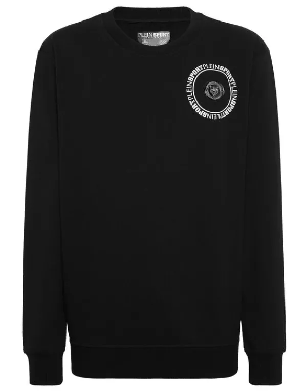 Philipp Plein Sweatshirt Round Neck Carbon Tiger black Clearance