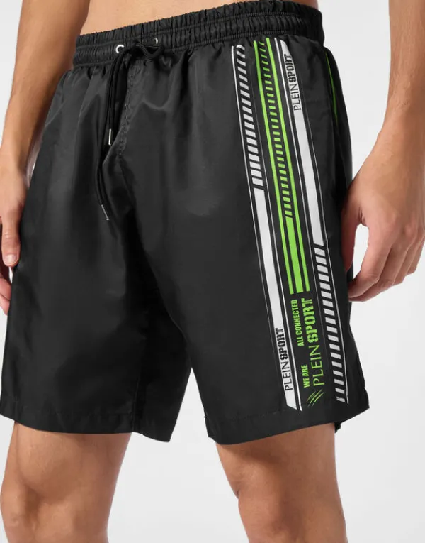 swim_shorts_3.webp Philipp Plein Swim Shorts black+greenfluo Best