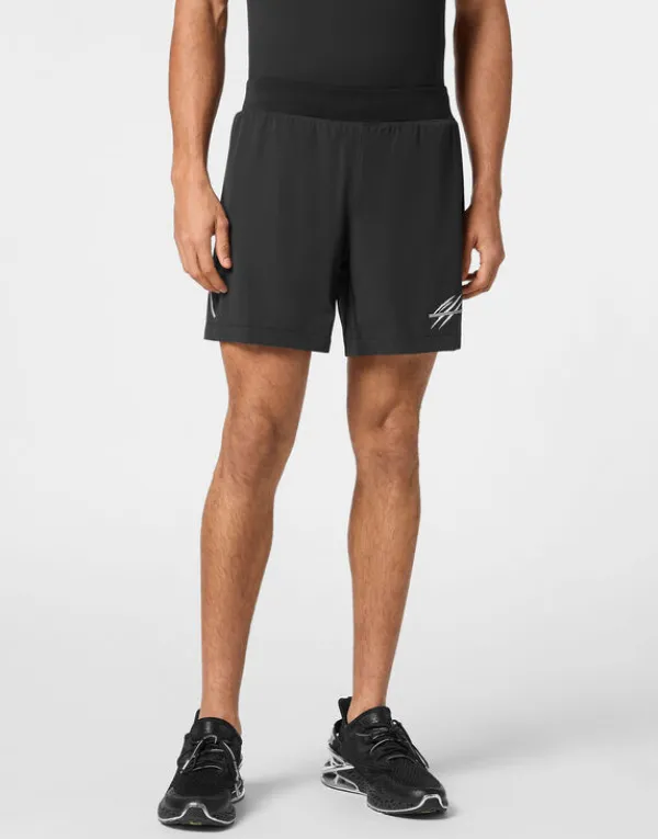 Philipp Plein Technical Running Shorts Scratch black Online