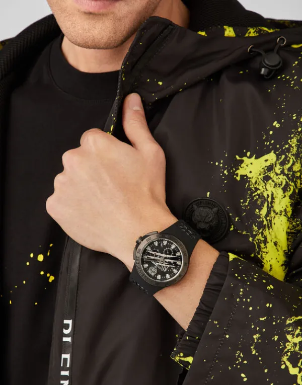 thunderstorm_chrono_watch_2.webp Philipp Plein THUNDERSTORM CHRONO Watch black/greysteal Clearance