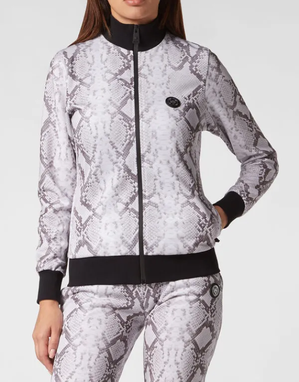 Philipp Plein Triacetate Jogging Tracksuit: Top/Trousers Pitone grey Online