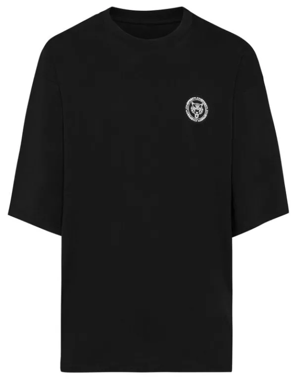 Philipp Plein T-shirt Round Neck SS black Outlet