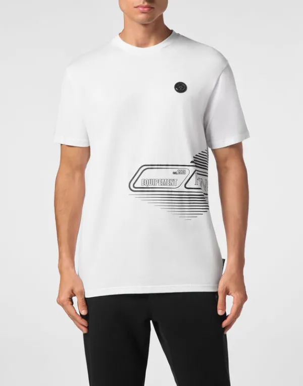 Philipp Plein T-shirt Round Neck SS white Online