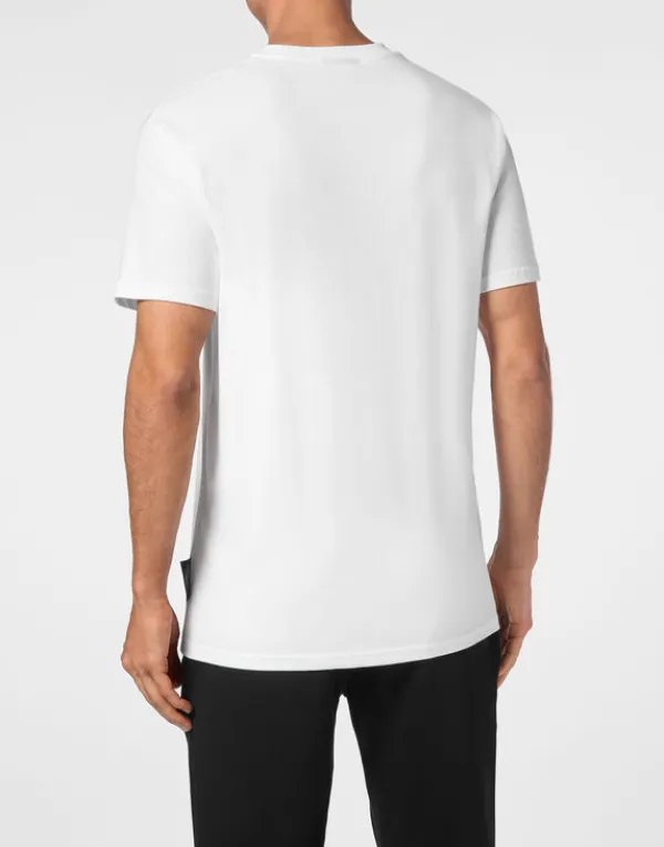 tshirt_round_neck_ss__2.webp Philipp Plein T-shirt Round Neck SS 1978 white Sale