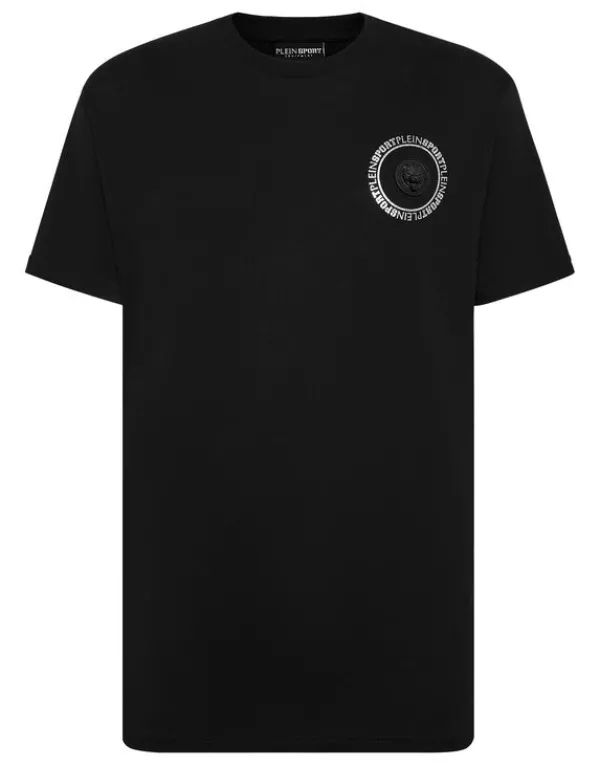 Philipp Plein T-shirt Round Neck SS Carbon Tiger black Online