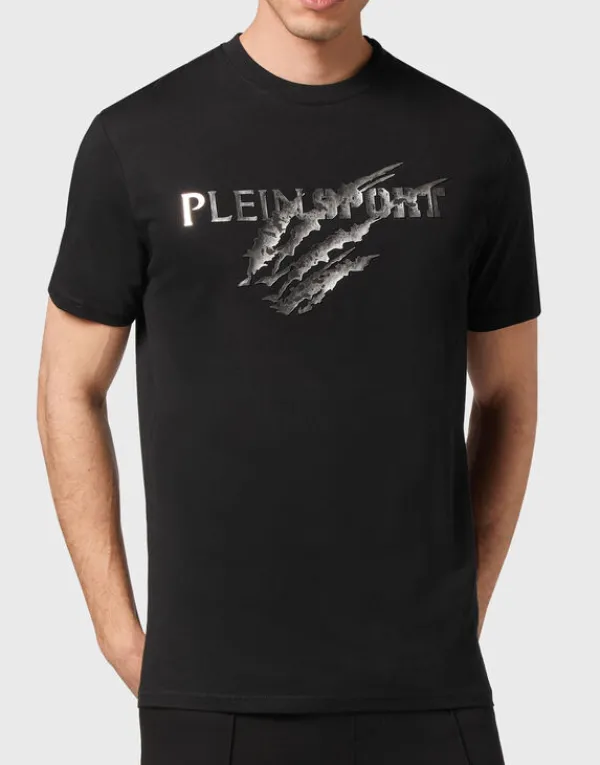 Philipp Plein T-shirt Round Neck SS Scratch black/silver New