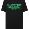 Philipp Plein T-shirt Round Neck SS Tiger black+greenfluo Outlet