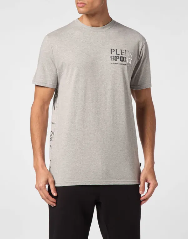 Philipp Plein T-shirt Round Neck SS Tiger grey Hot