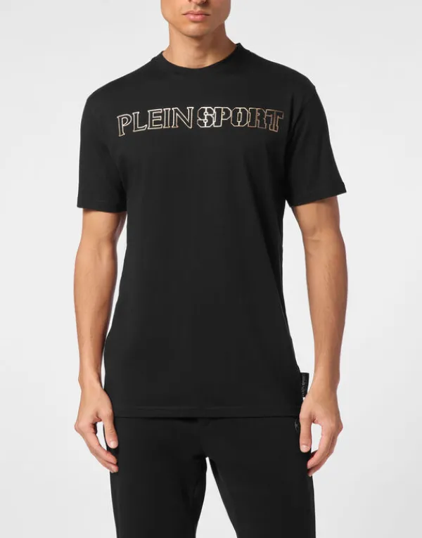Philipp Plein T-shirt Round Neck SS Tiger black Sale
