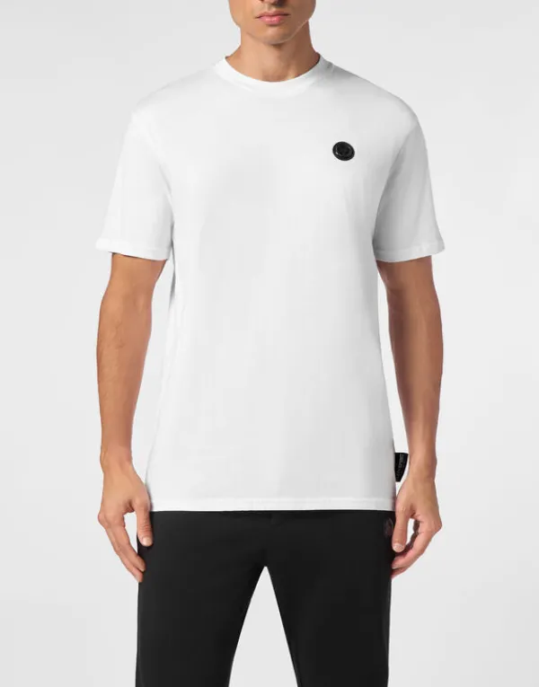 Philipp Plein T-shirt Round Neck SS Tiger white New