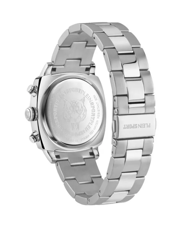 Philipp Plein WILDCAT CHRONO Watch Silver Clearance